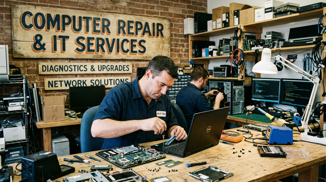Computer Repair and IT Services header